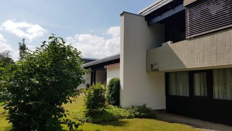 Property building, Spring, Garden view