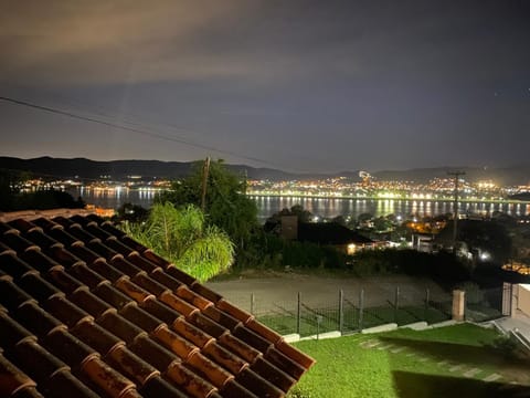 Property building, Night, Natural landscape, City view, Mountain view