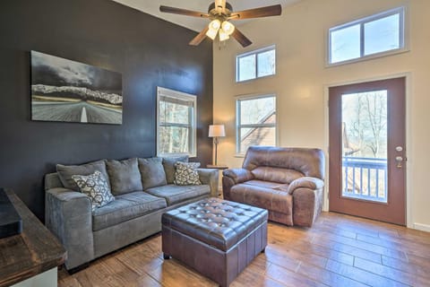 Gray Home with View of Boone Lake and Fire Pit! House in Johnson City