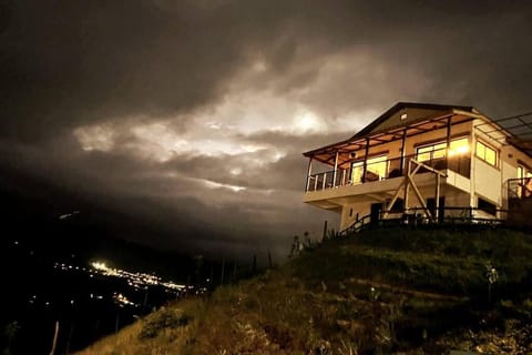 Property building, Night, Balcony/Terrace