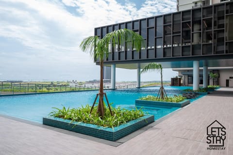 Property building, Pool view, Swimming pool