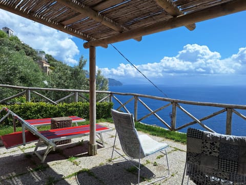 Patio, Day, Natural landscape, View (from property/room), Balcony/Terrace, Sea view