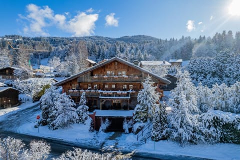 Property building, Natural landscape, Winter, Mountain view