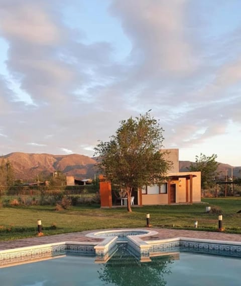 Natural landscape, Garden, Mountain view, Swimming pool