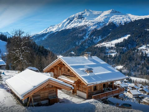 Property building, Winter, Mountain view