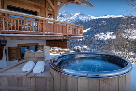 Day, Natural landscape, Winter, Hot Tub, Mountain view