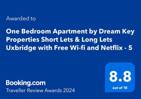 One Bedroom Apartment by Dream Key Properties Short Lets & Long Lets Uxbridge with Free Wi-fi - 5 Condo in Uxbridge