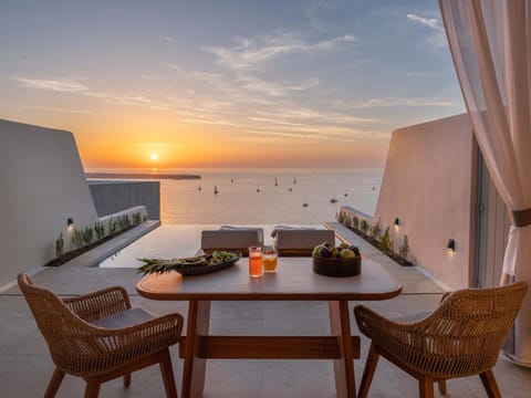 Sea view, Swimming pool, Sunset