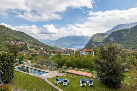 Property building, Living room, Swimming pool