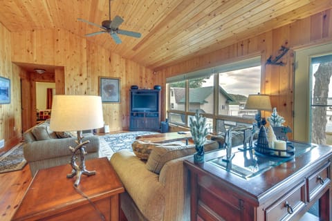 Lakefront Isle Escape with Dock and Fire Pit! House in Mille Lacs Lake