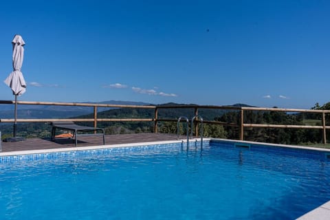 Natural landscape, Mountain view, Pool view