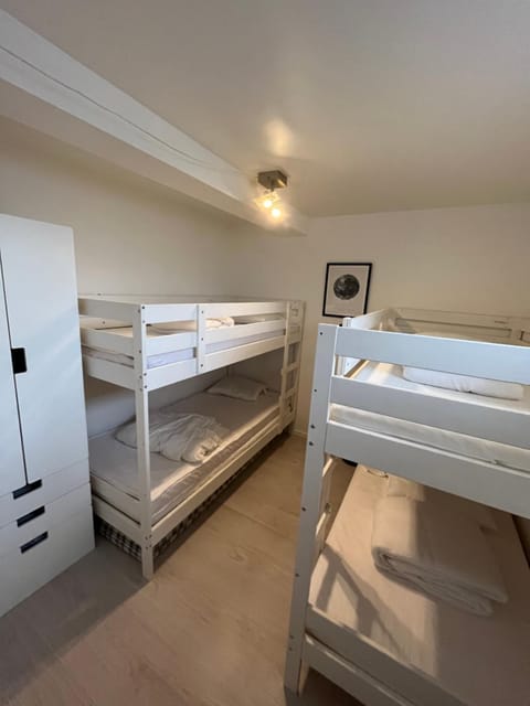 Bed, Photo of the whole room, Bedroom, bunk bed, wardrobe