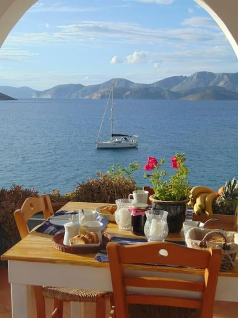 Patio, Seating area, Dining area, Mountain view, Sea view