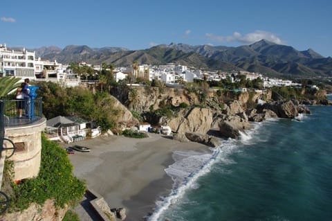 Natural landscape, Bird's eye view, Beach, City view, Mountain view