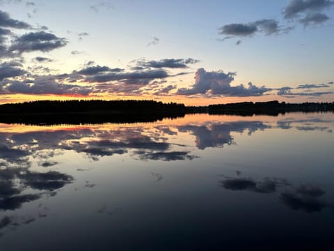 Natural landscape, Sauna, Lake view, Sunrise, Sunset