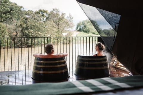 Natural landscape, Hot Spring Bath, Hot Spring Bath, View (from property/room), Lake view, group of guests