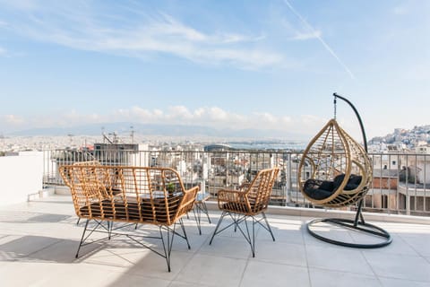 View (from property/room), Balcony/Terrace, Sea view