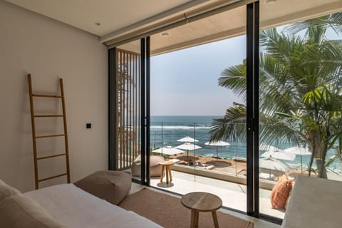 Seating area, Bedroom, Sea view