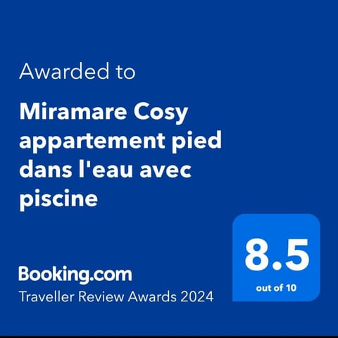 Miramare Cosy appartement pied dans l'eau avec piscine Apartment in Mohammedia