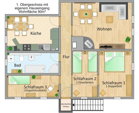 Ferienwohnung im Erzgebirge Apartment in Erzgebirgskreis