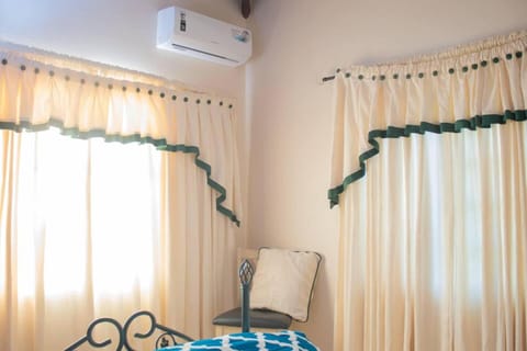 Bed, air conditioner