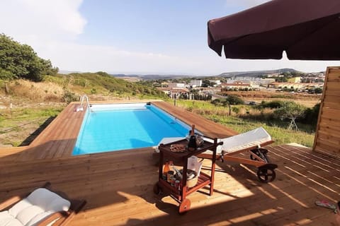 Natural landscape, Pool view, Swimming pool, sunbed