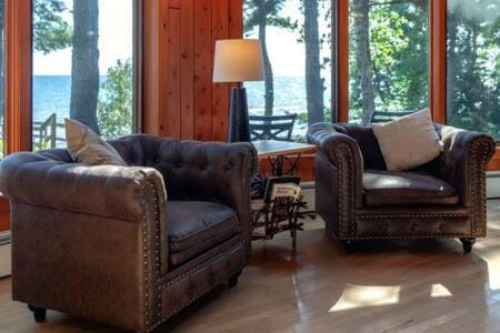 Lake Superior Cabin with Fireplace Snowmobile Trails House in Whitefish Township