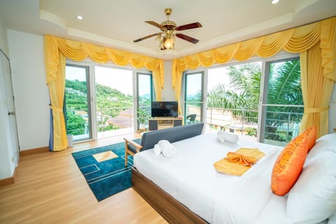 ฺBaan Waru seaview villa Chambre d’hôte in Rawai