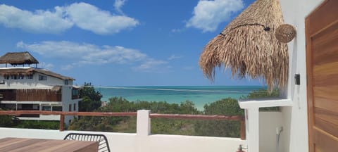 Patio, Day, Natural landscape, View (from property/room), Balcony/Terrace, Beach, Sea view