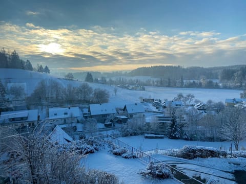 Natural landscape, Winter, Mountain view