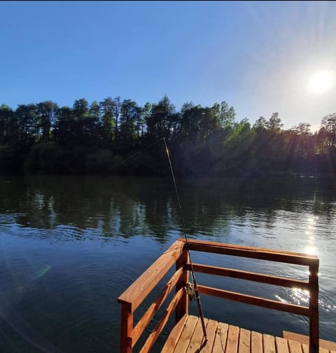 Natural landscape, Fishing, Balcony/Terrace, River view, Sunrise