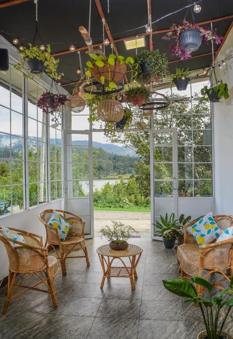 Patio, Decorative detail, Mountain view