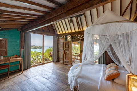 Natural landscape, View (from property/room), Photo of the whole room, Bedroom, Sea view