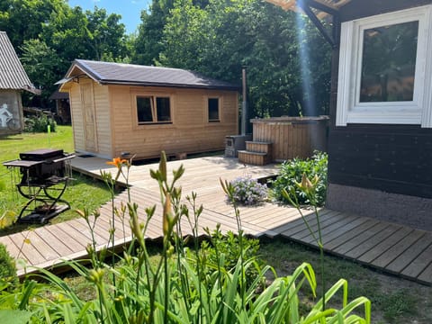 Property building, Patio, Day, Summer, Garden, Garden view