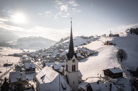 Winter, City view