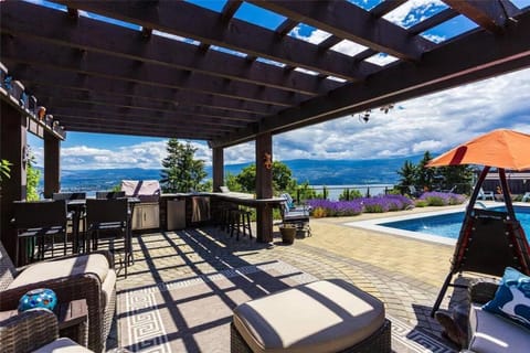 Stunning Lake View w Private Hot tub, Pool -snl & Outdoor Kitchen 2400sqft Condo in West Kelowna