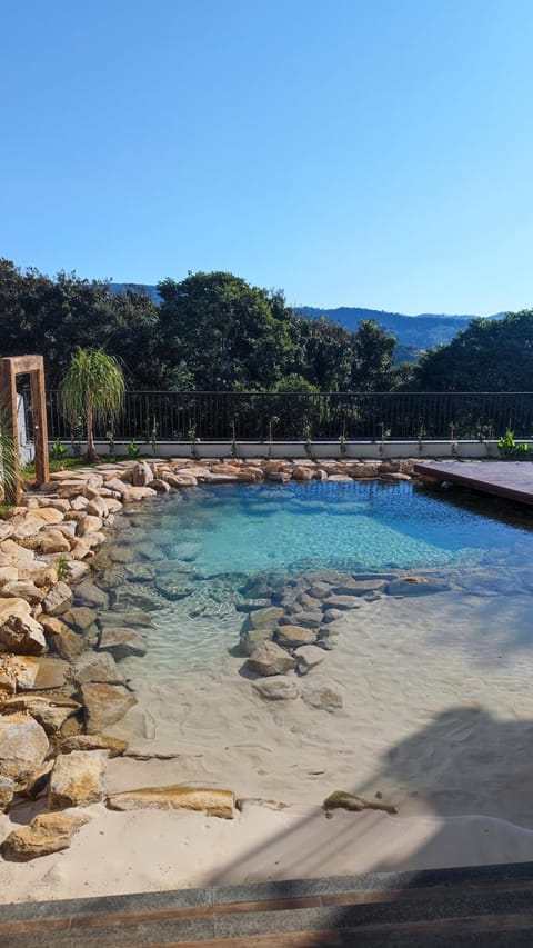 Natural landscape, Mountain view, Pool view, Swimming pool