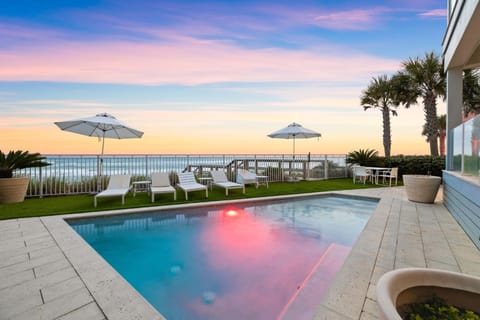 Gulf Front Luxurious Home with Private Pool and Beach Access home House in Inlet Beach