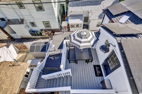 Remodeled A-Frame With Two Private Patios and Views Mountain Casino and peek-a-boo ocean views House in Avalon