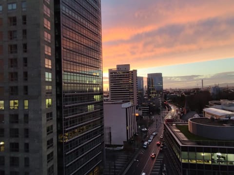 Property building, Sunset