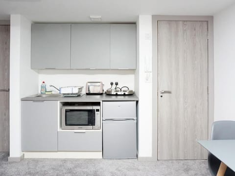 Kitchen or kitchenette, oven, stove