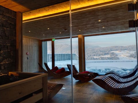 Winter, Sauna, Mountain view