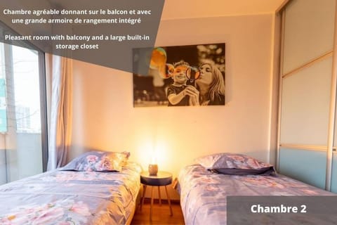 Grand 4 pièces +espace bureau à 20 min Paris ! Apartment in Créteil