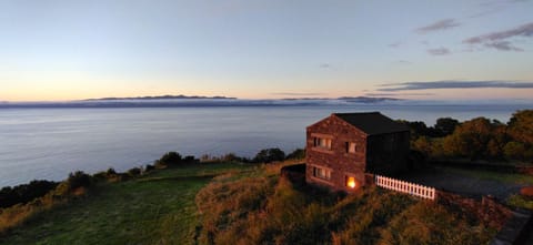 Natural landscape, Mountain view, Sea view, Sunset