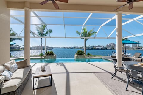 Southern Exposure I Waterfront 5 Bed House I Wide Water Views of Landmark Bay House in Marco Island