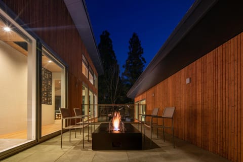 Patio, Night, flat iron