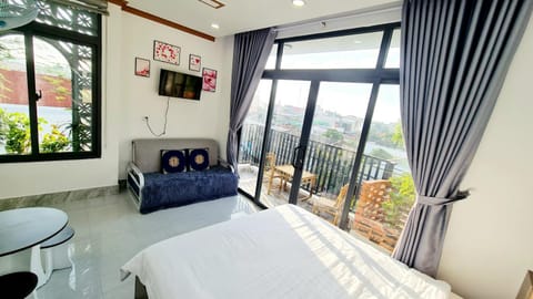 Bed, Balcony/Terrace, Living room