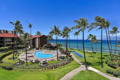 View (from property/room), Pool view, Sea view