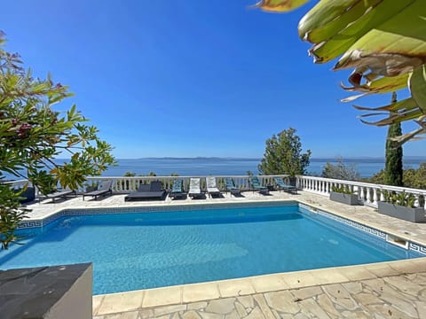 View (from property/room), Pool view, Sea view, Swimming pool