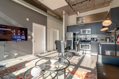 McCormick Place amazing 2b-2b with city view and optional parking for up to 6 guests Condo in South Loop